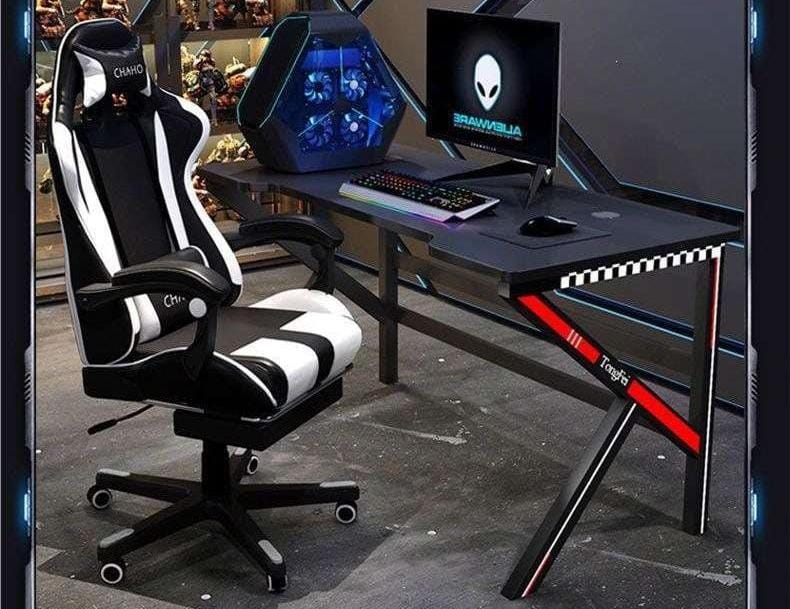 Modern Office Table and Gaming Chair